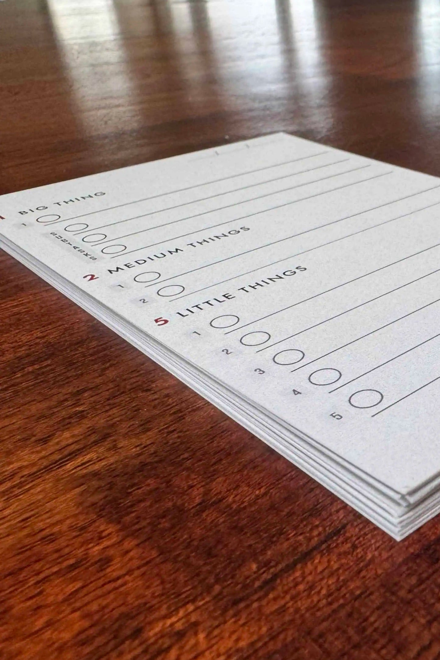1-2-5 Productivity Cards