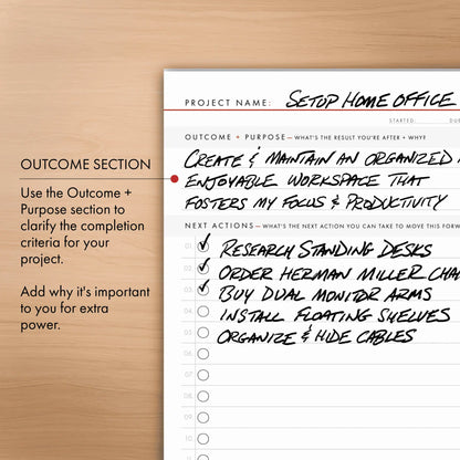 The Next Action Tablet