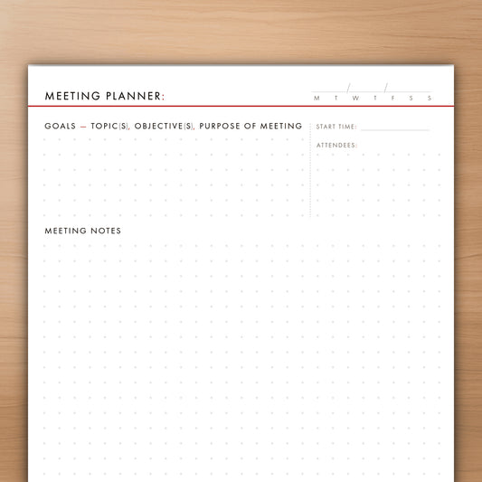 The Meeting Planner
