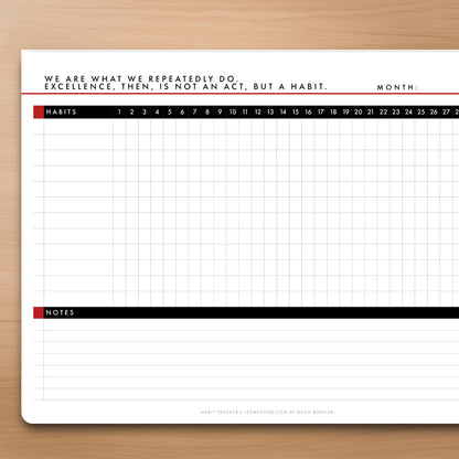 The Habit Tracker (8.5" x 11")