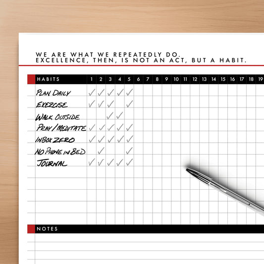 The Habit Tracker (8.5" x 11")