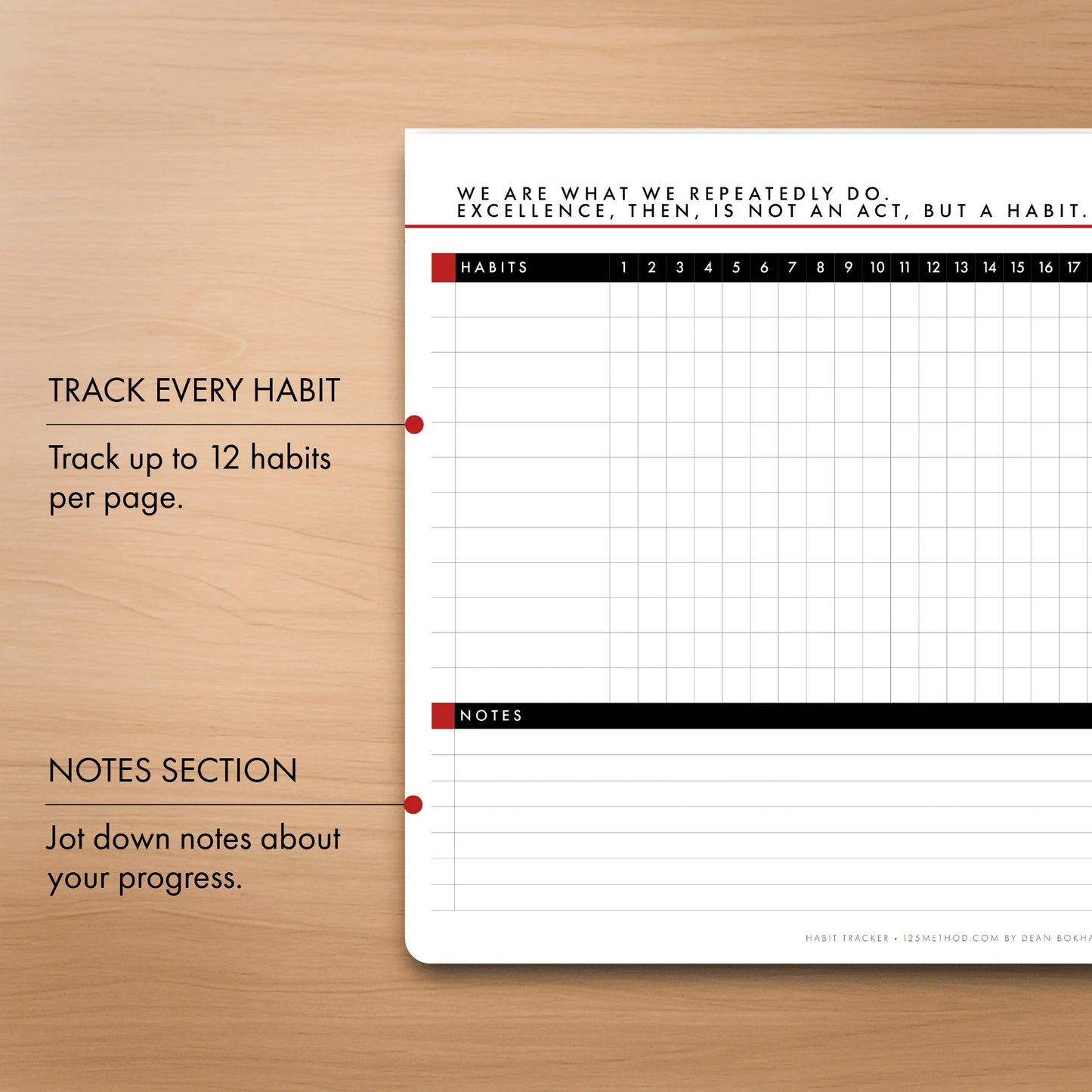 The Habit Tracker (8.5" x 11")