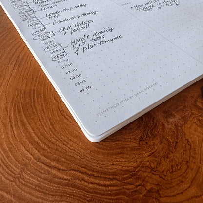 1-2-5 Daily Time Block Planner (Large)