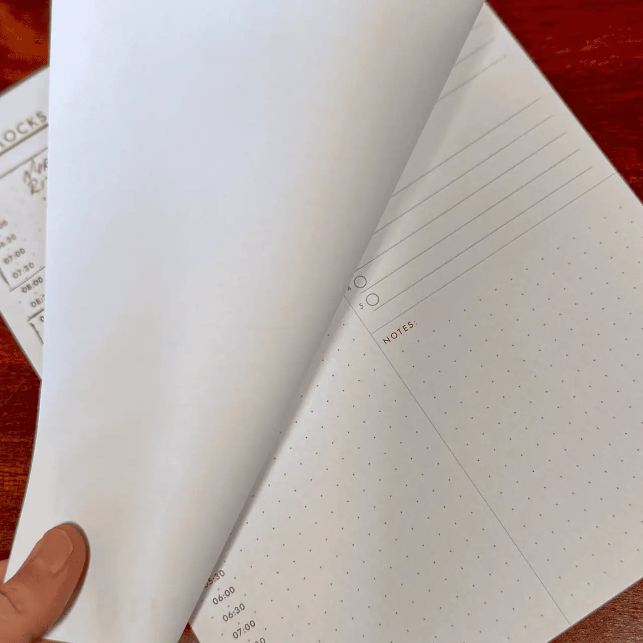 1-2-5 Daily Time Block Planner (Large)